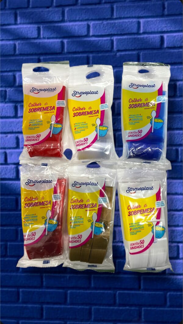 CUCHARA DESCARTABLE - STRAWPLAST x50