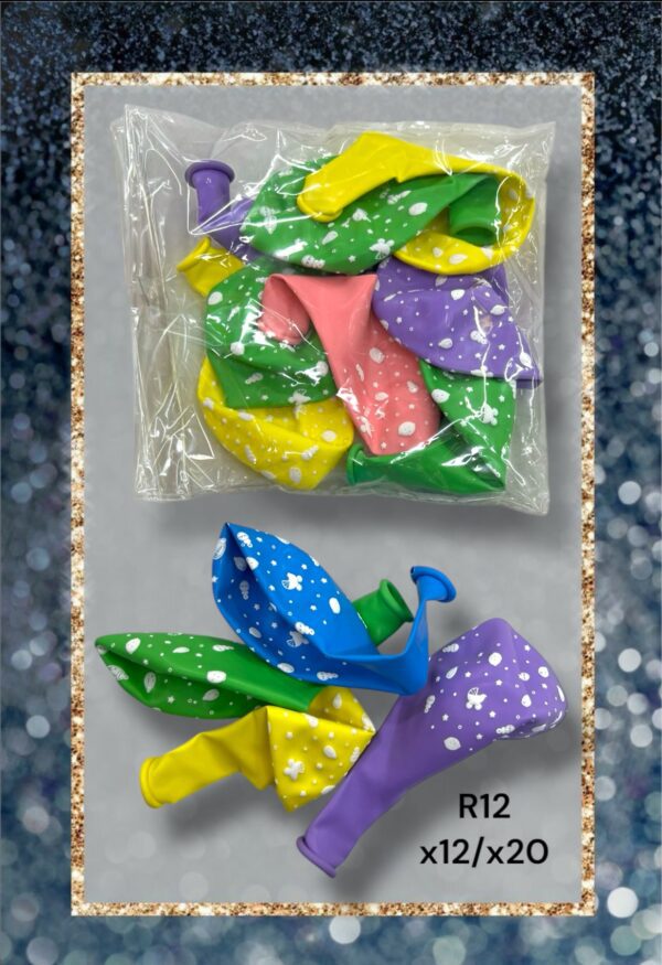 GLOBO DISEÑO R12 COCHECITOS x12 Y 20