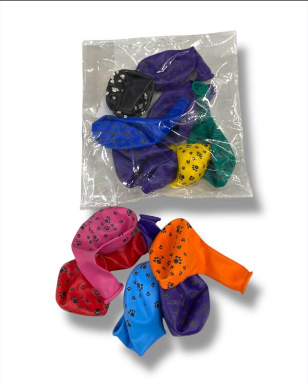 TAMAÑO R12, MULTICOLORES CON HUELLITA (x12 y x20)