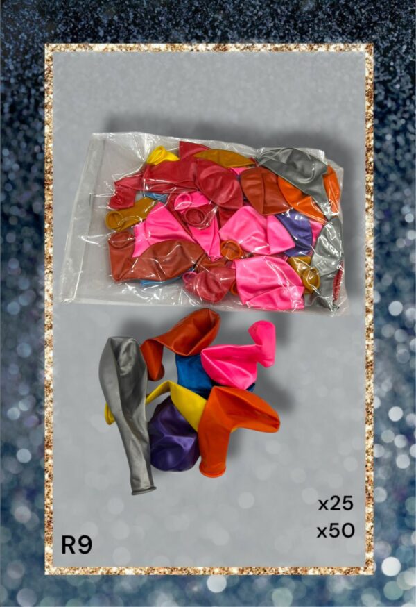 GLOBOS PERLADOS R9 x25 Y x50