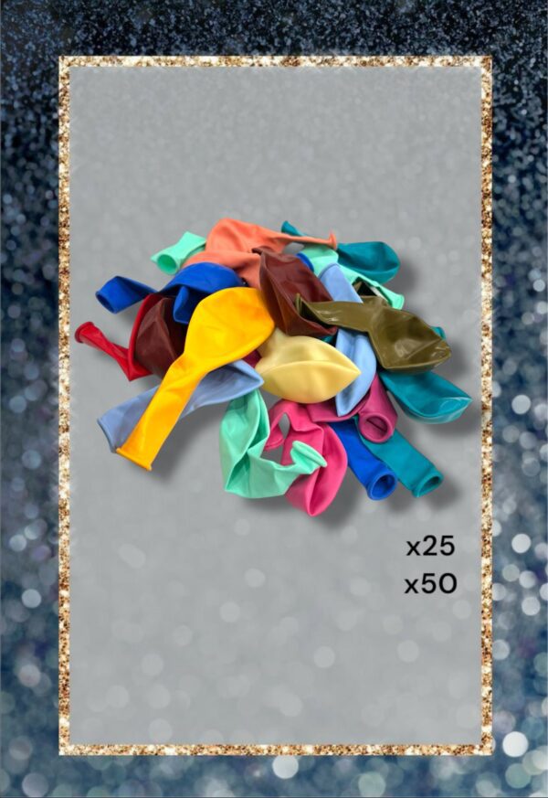 GLOBOS R9 x25 Y x50 MEZCLADO