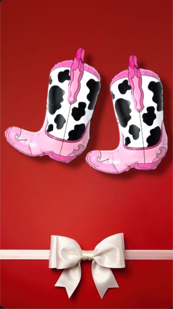 GLOBOS METALIZADO BOTAS VAQUERAS