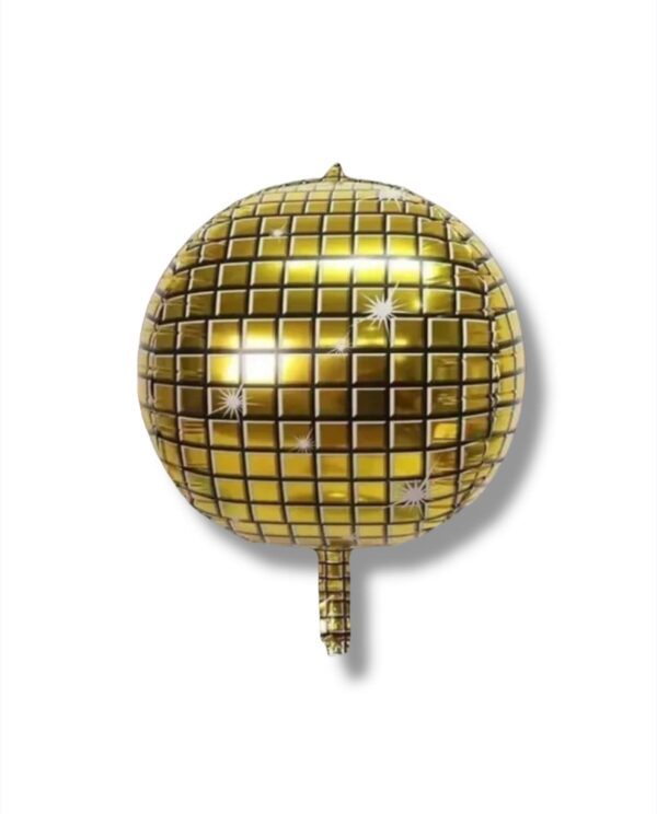 BOLA DE ESPEJO DORADO