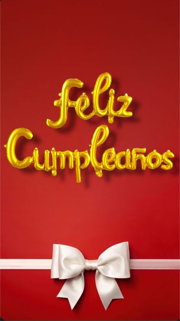 GLOBOS METALIZADO FELIZ CUMPLEAÑOS