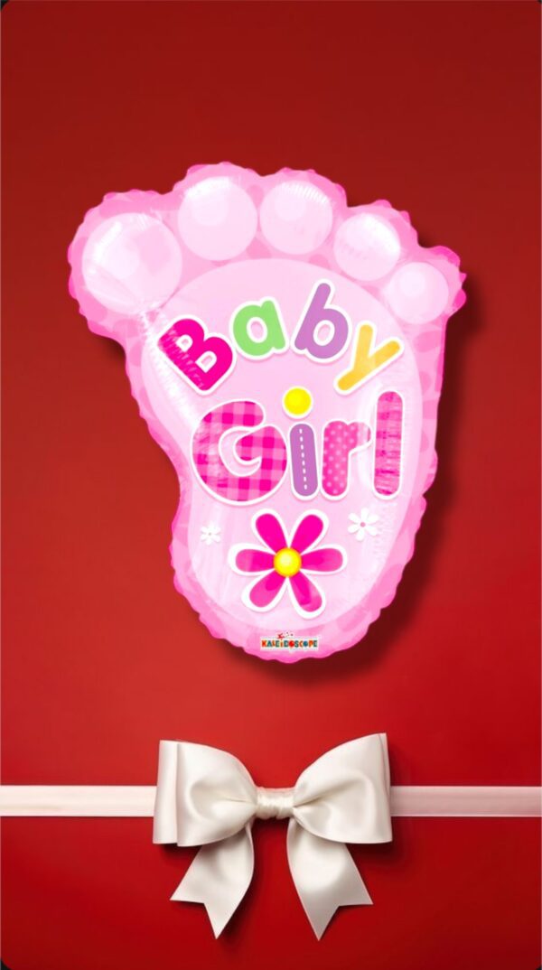 GLOBOS METALIZADO BABY GIRLS