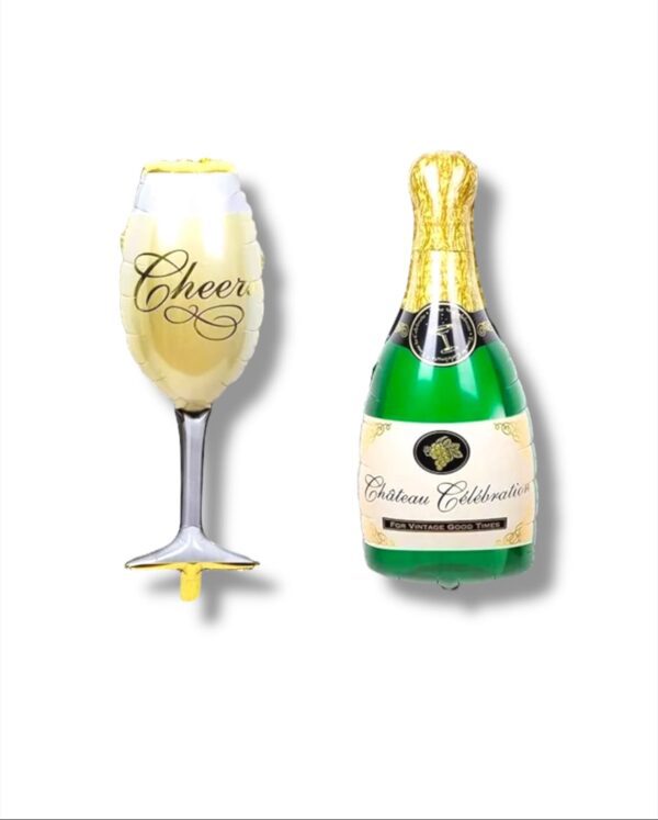 COPA Y BOTELLA