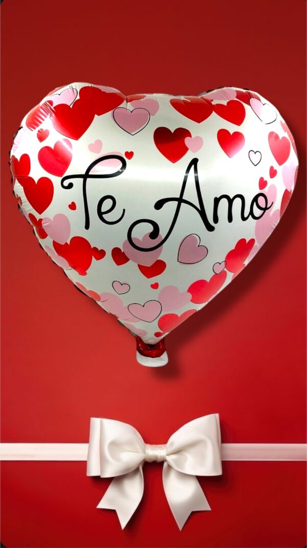 GLOBOS METALIZADO TE AMO