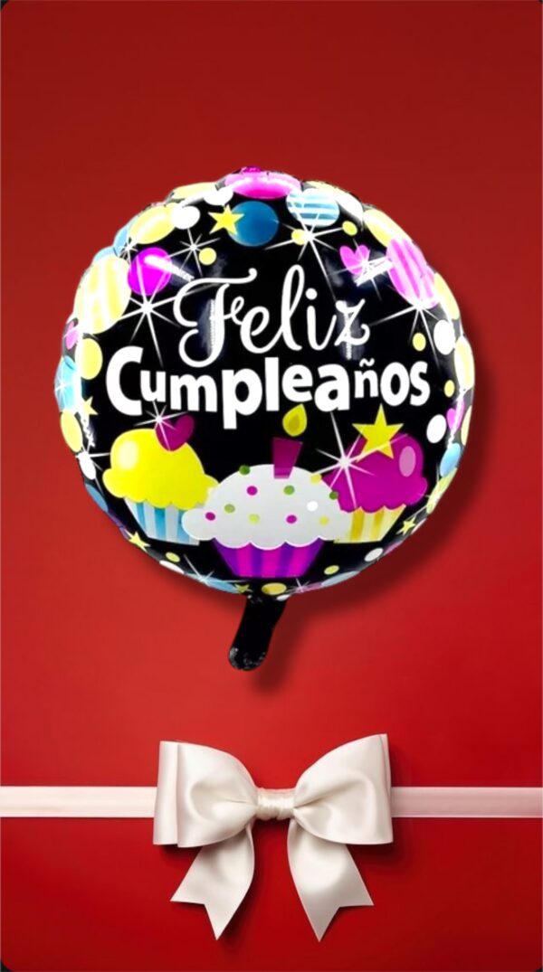 GLOBOS METALIZADO FELIZ CUMPLEAÑOS