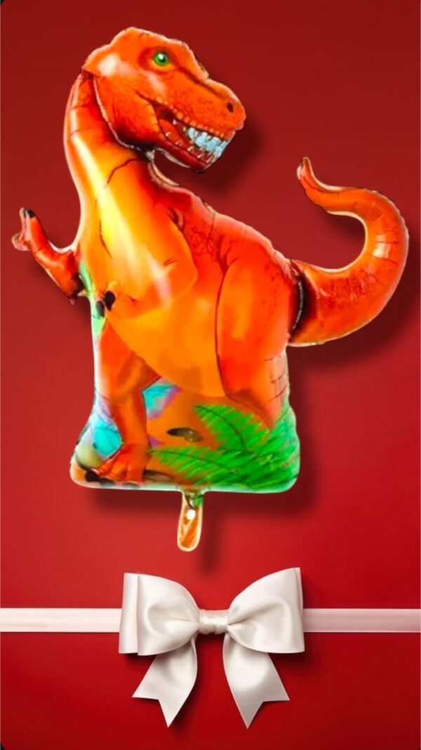 GLOBOS METALIZADO DINOSAURIO