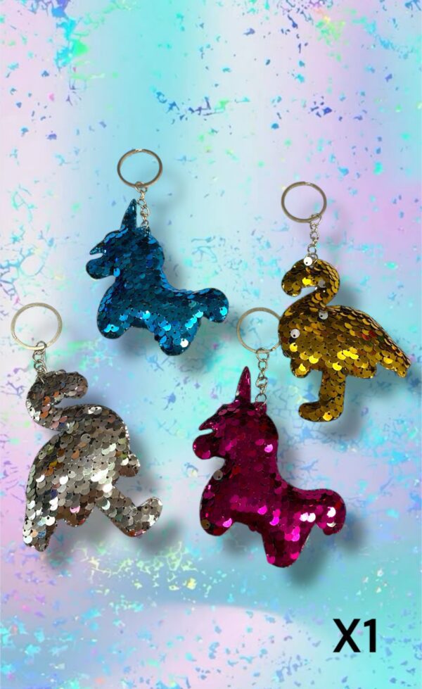 SORPRESITAS - LLAVEROS UNICORNIO LENTEJUELA