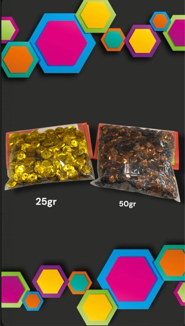 ACCESORIOS LENTEJUELA 25g Y 50g
