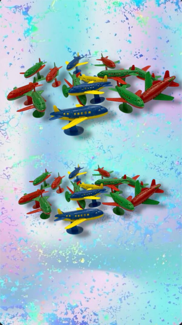 SORPRESITAS - MIX PIÑATA x10 AVIONES CON BASE
