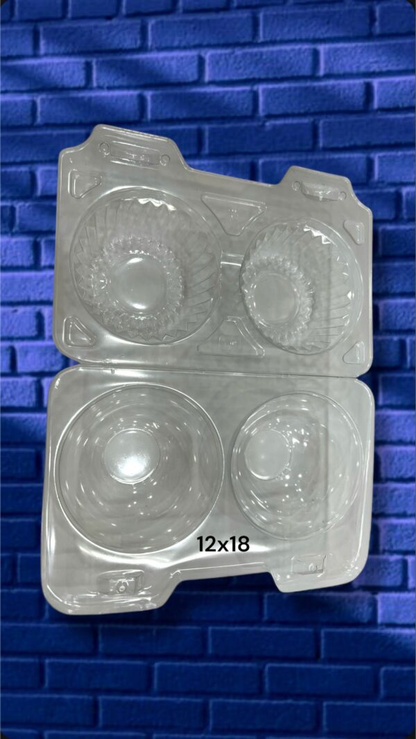 MOLDE DESCARTABLE - MUFFINS x2 12x18