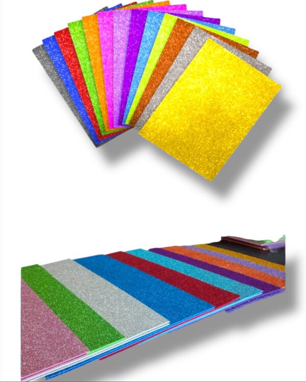 CON GLITTER, DE TODOS LOS COLORES