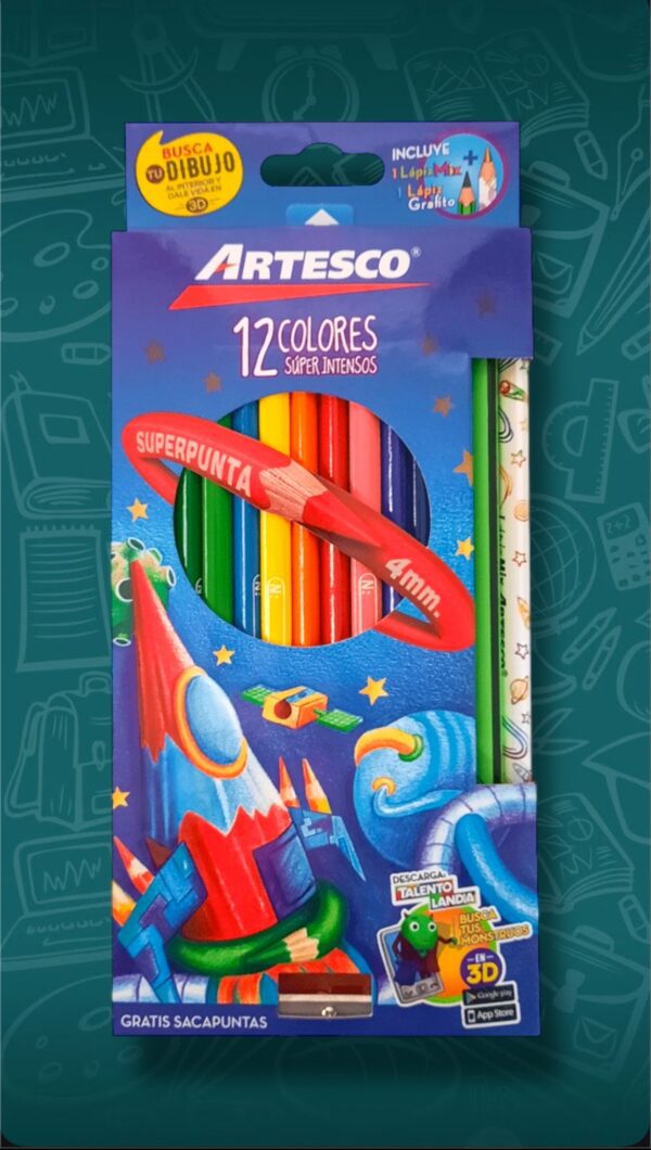COLORES ARTESCO x12