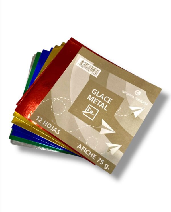 PAPEL GLACE METALIZADO