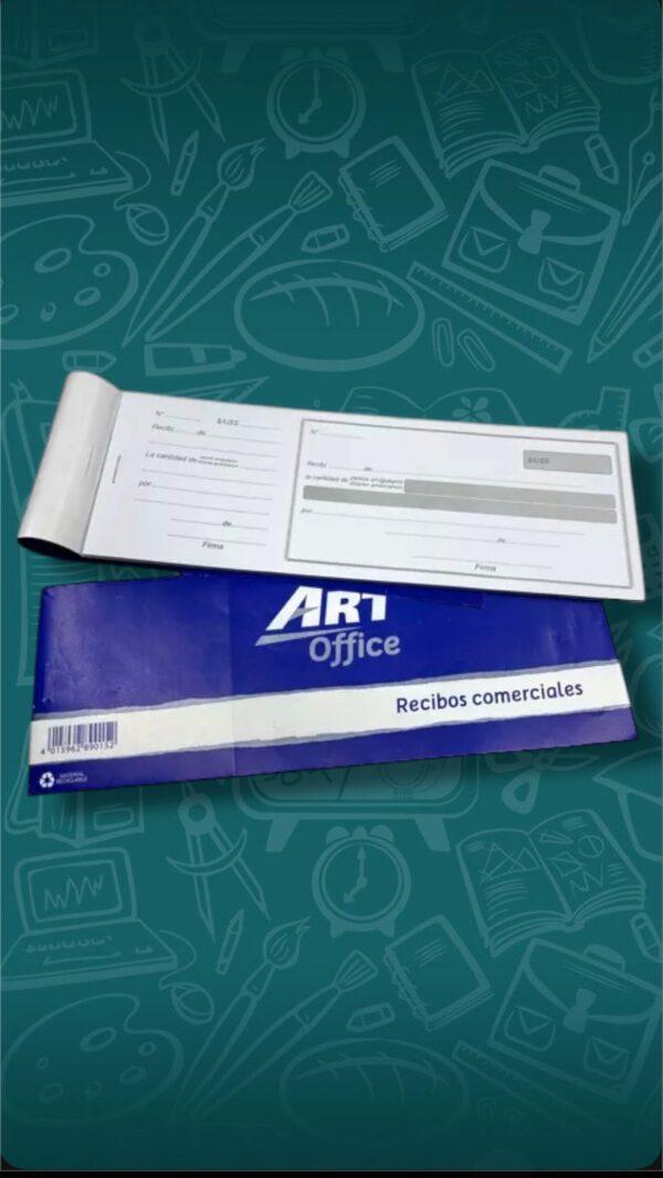 ARTICULOS DE PAPELERIA ART OFFICE RECIBO