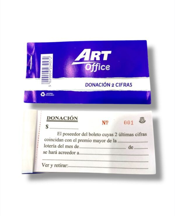 BLOCK DE ART OFFICE DONACION