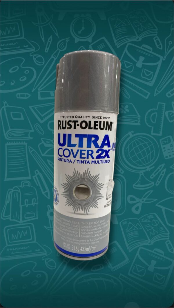 PINTURA AEROSOL PLATEADO
