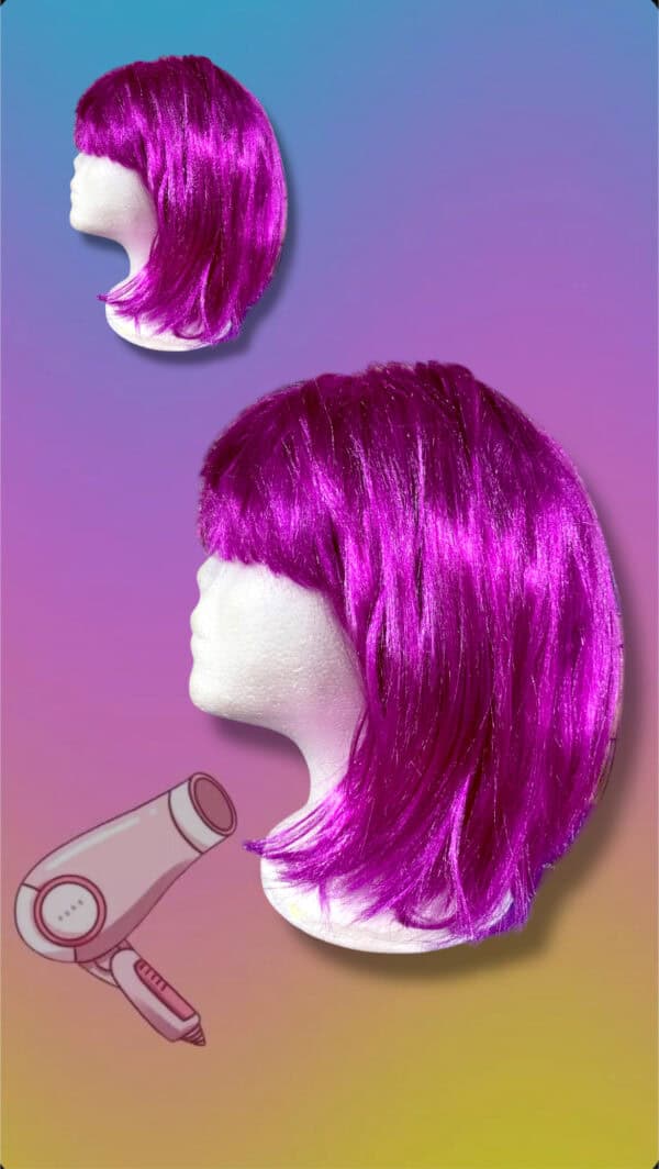 PELUCA CORTA - FUCSIA