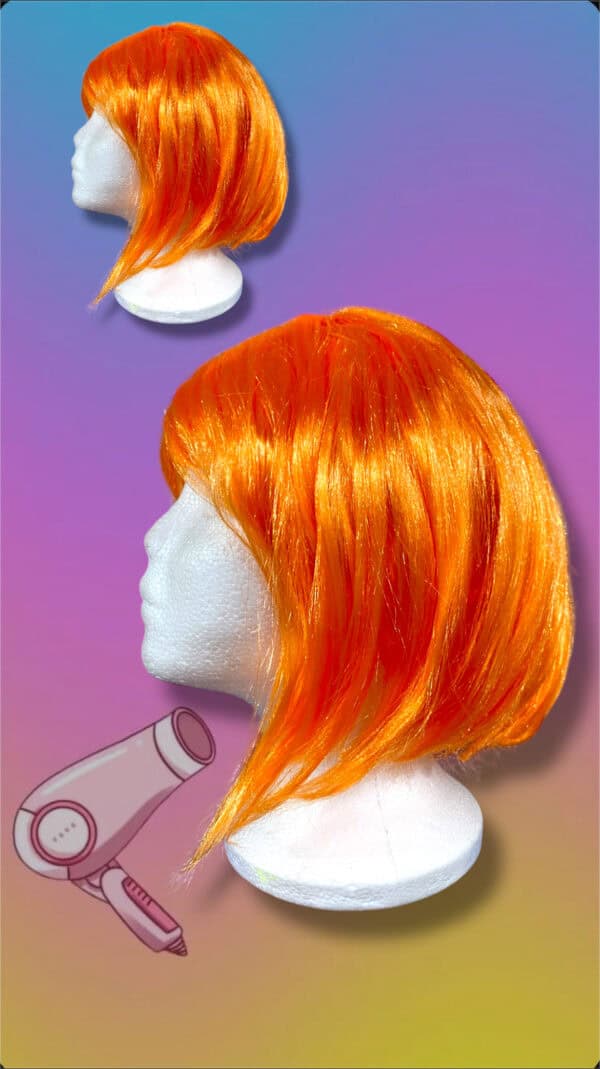 PELUCA CORTA - NARANJA