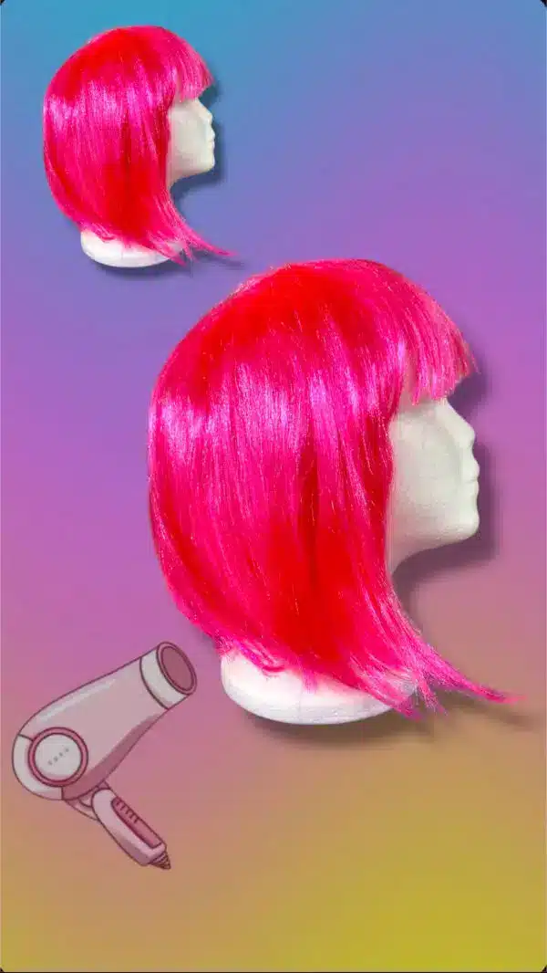 PELUCA CORTA - ROSA