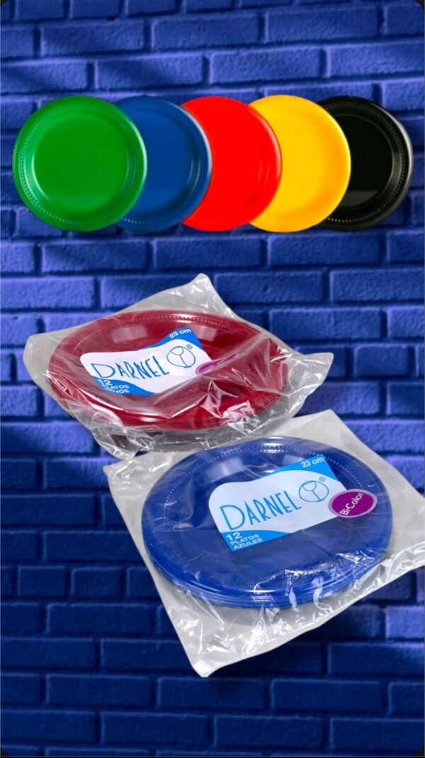 PLATOS - DARNEL x12 DE 23cm