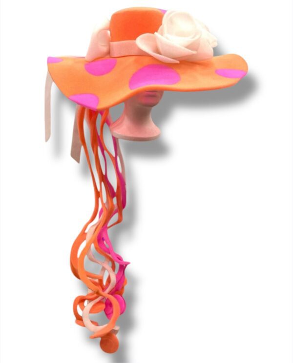 CAPELINA LUNARES Y MOÑO FLUOR