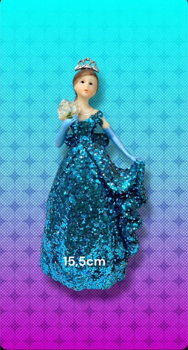 PORCELANA MUÑECA VESTIDO 15,5