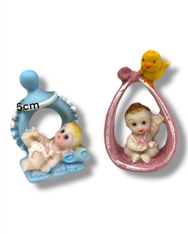 MINI BEBES Y CUNITA 5CM