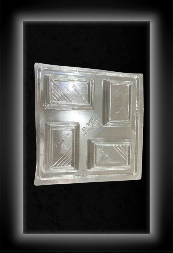 MOLDE ACETATO TRANSPARENTE TABLETA RAYAS