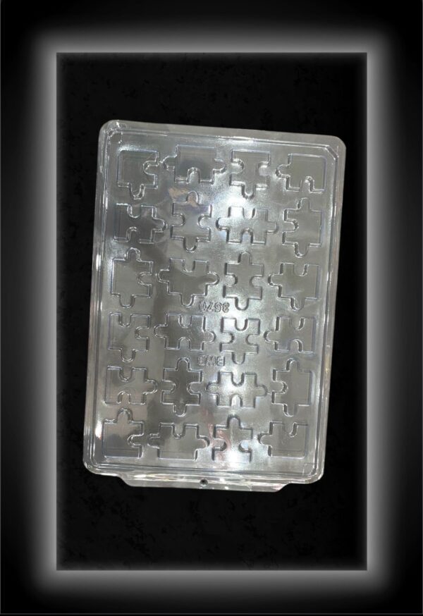 MOLDE ACETATO TRANSPARENTE PUZZLE