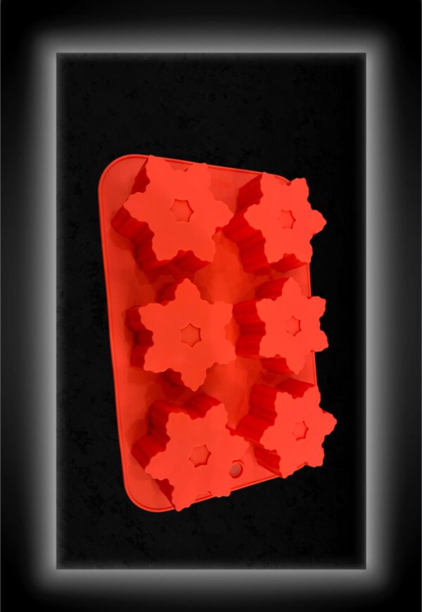MOLDE SILICONA FLOR CON HOJAS