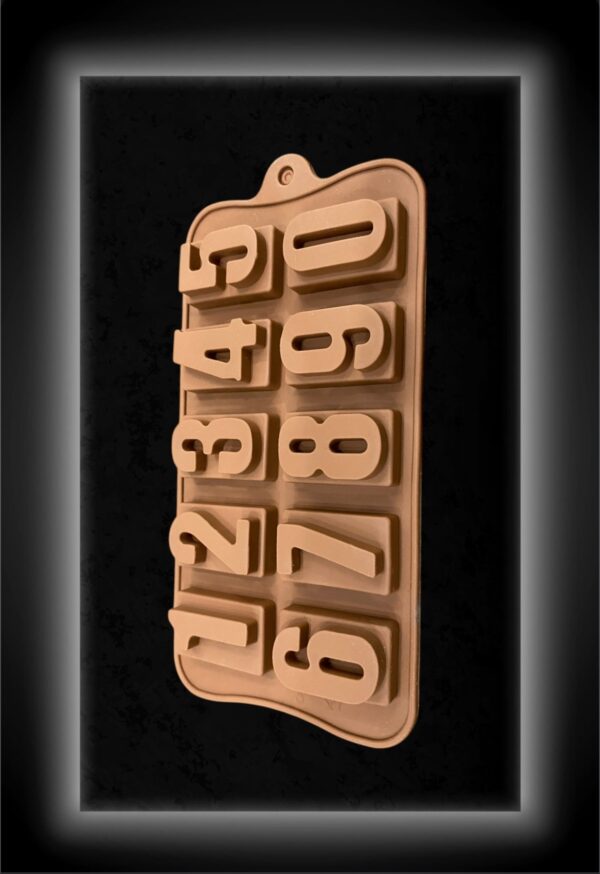 MOLDE SILICONA NUMEROS