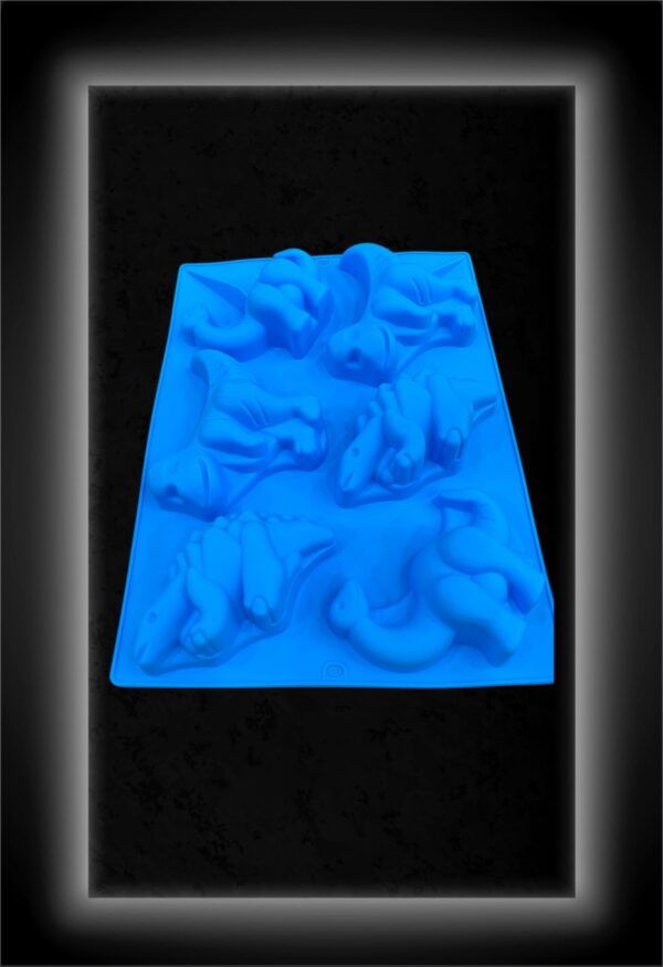 MOLDE SILICONA DINOSAURIOS