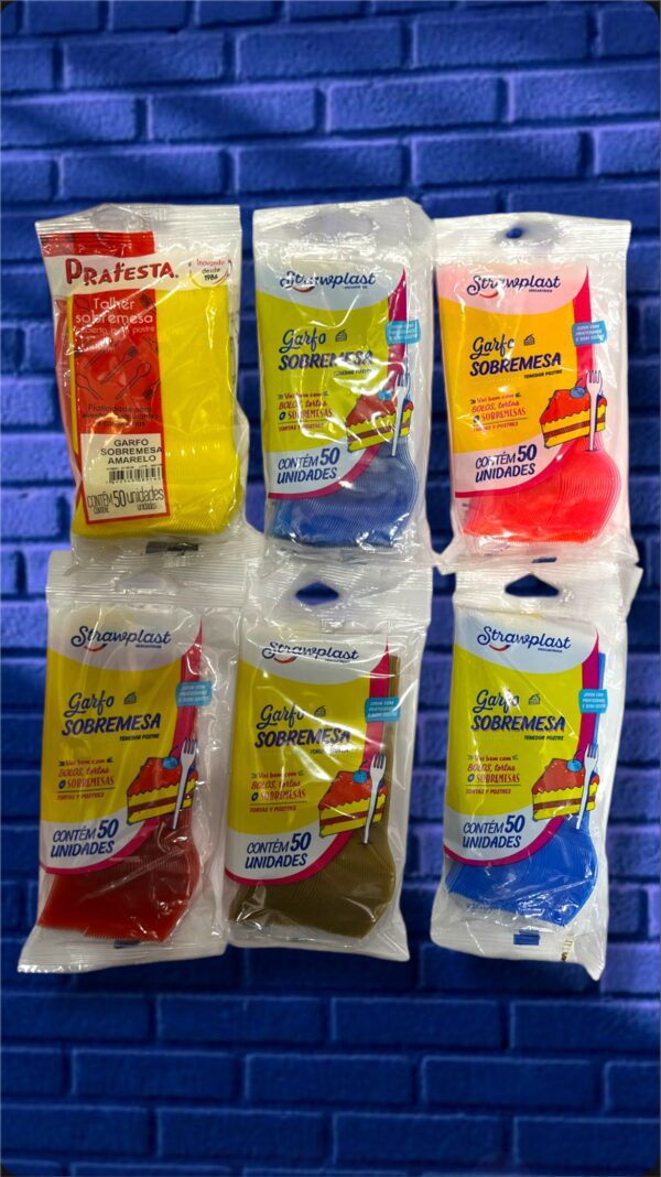 TENEDOR - STRAWPLAST x50