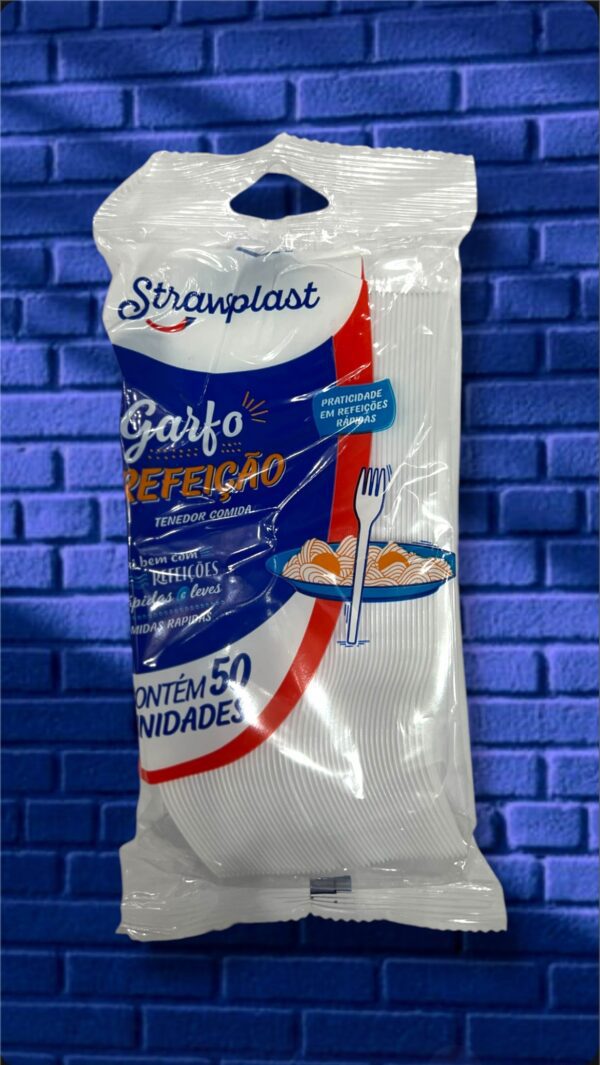 TENEDOR - STRAWPLAST x50