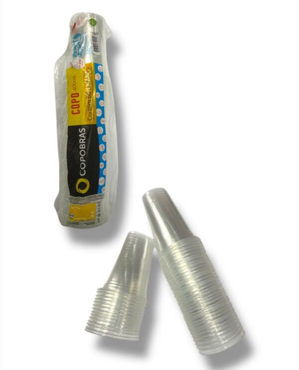 COPOBRAS 400ml TRANSPARENTES