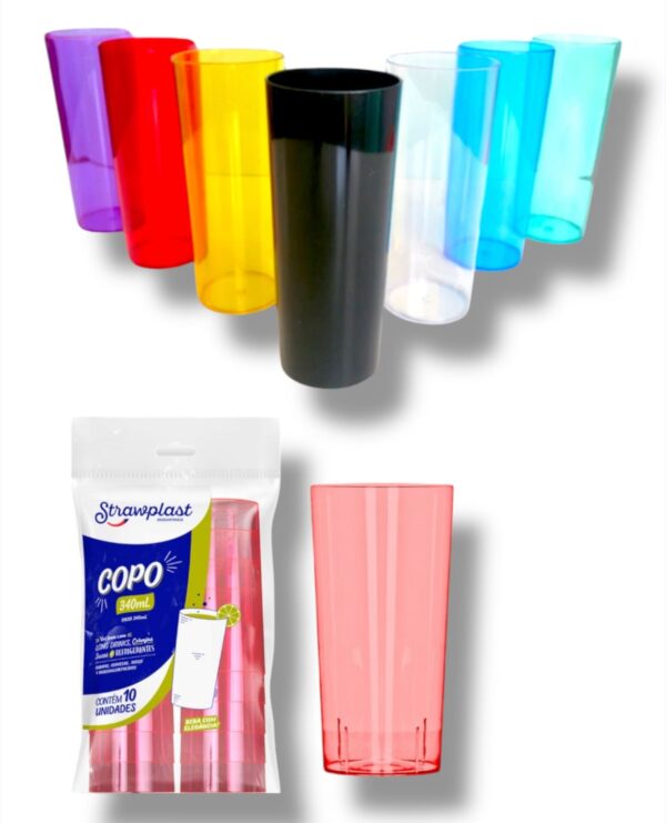 STRAWPLAST ACRILICO x10un