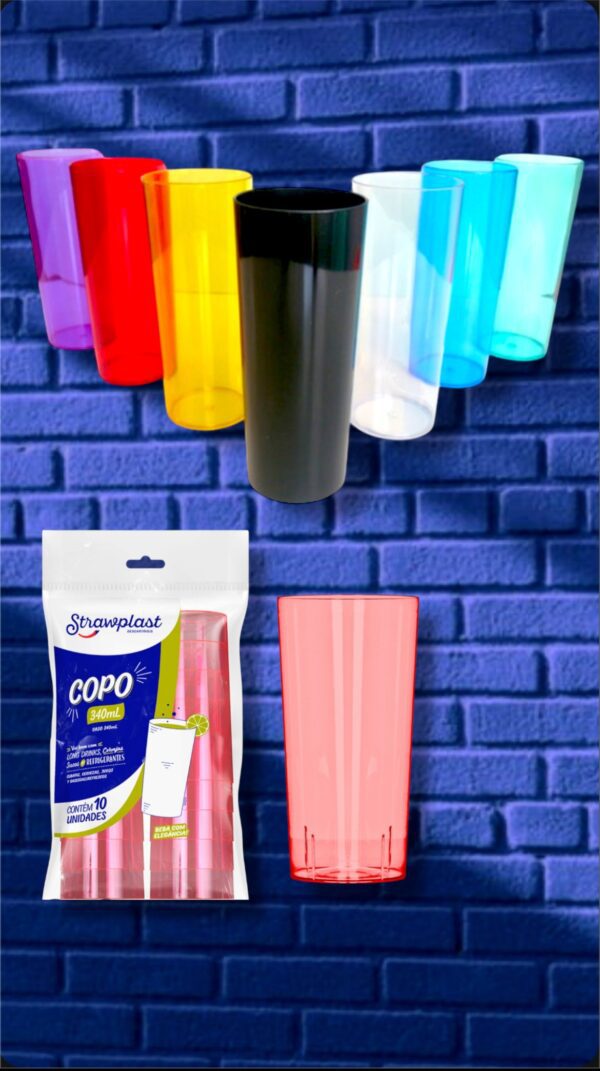 VASOS DESCARTABLES - STRAWPLAST x10