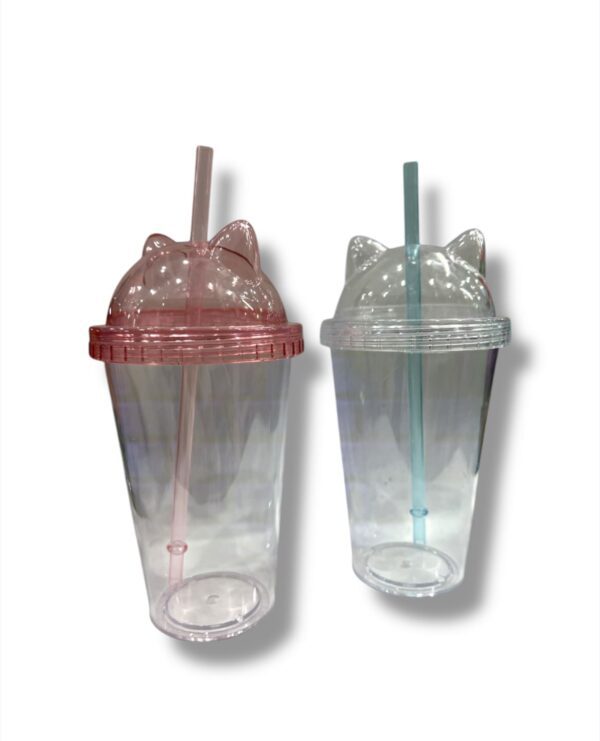 ACRILICO TRANSPARENTE, TAPA CON OREJITAS