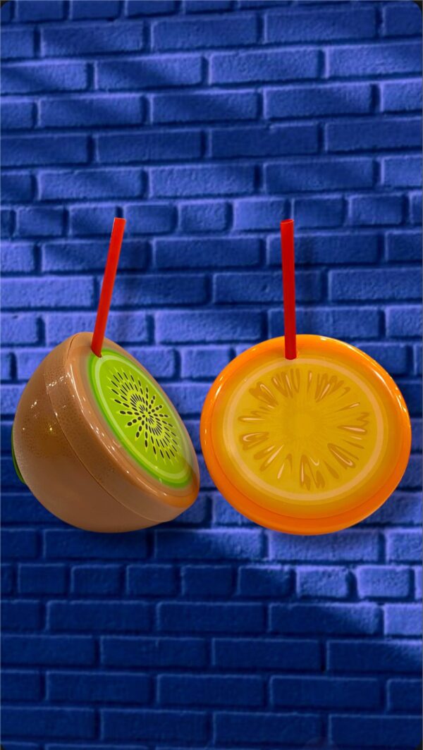 VASOS CON TAPA - MEDIA FRUTAS