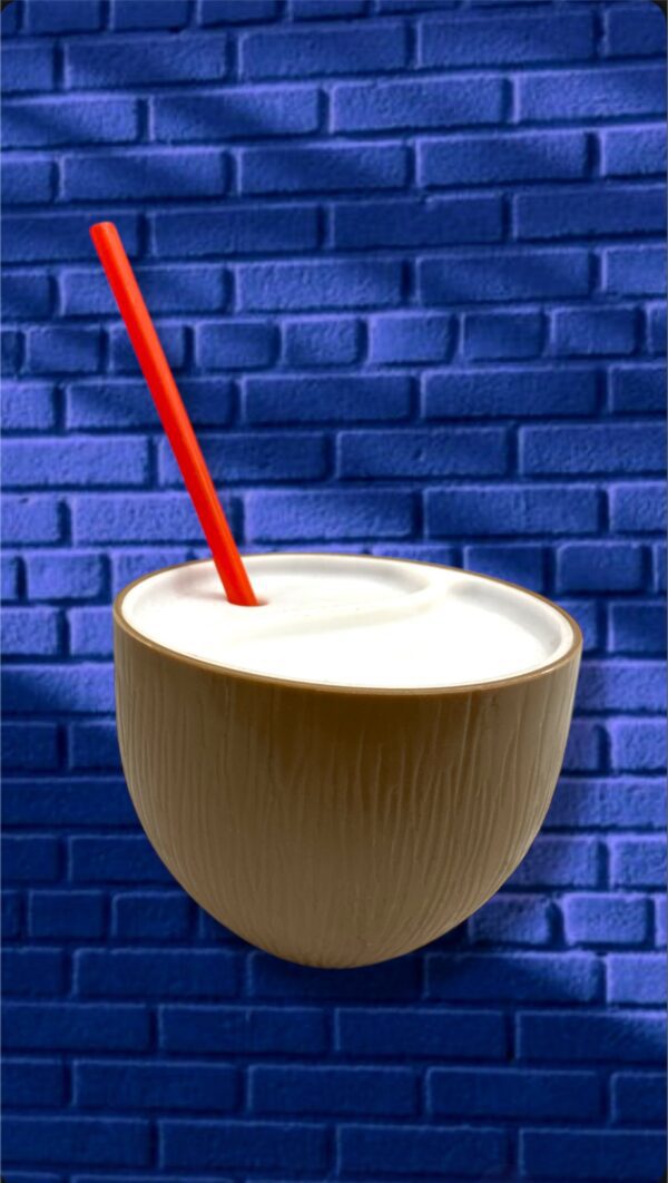 VASOS CON TAPA - MEDIO COCO